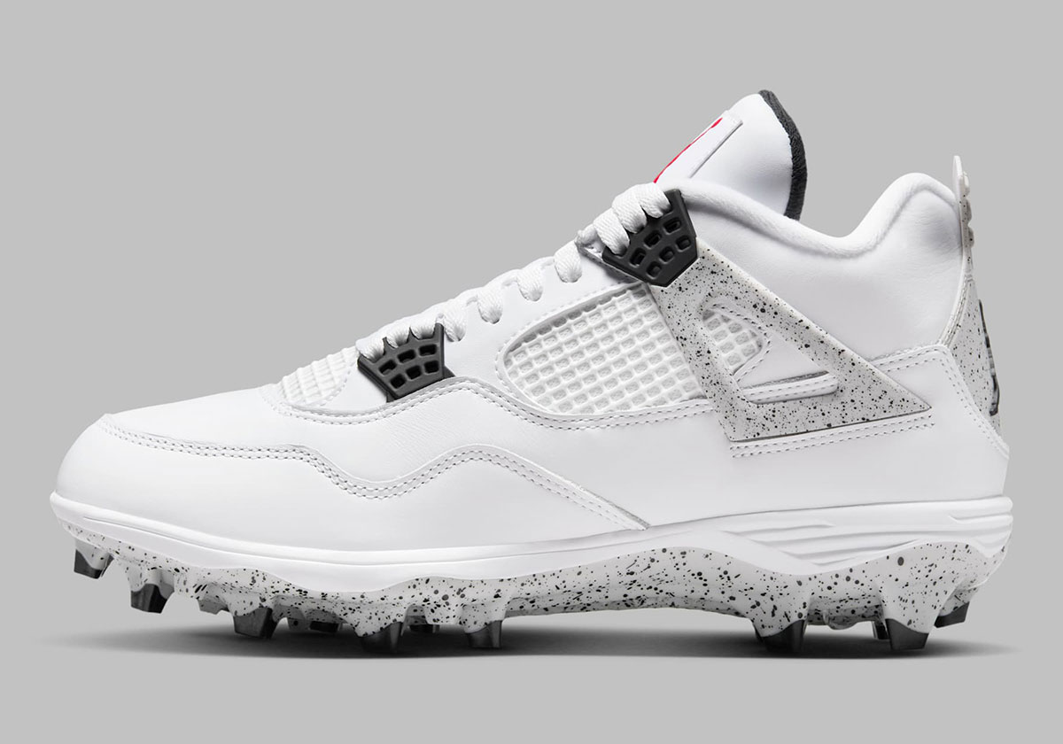 Air Jordan 4 Cleats White Cement Hq0207 106 1