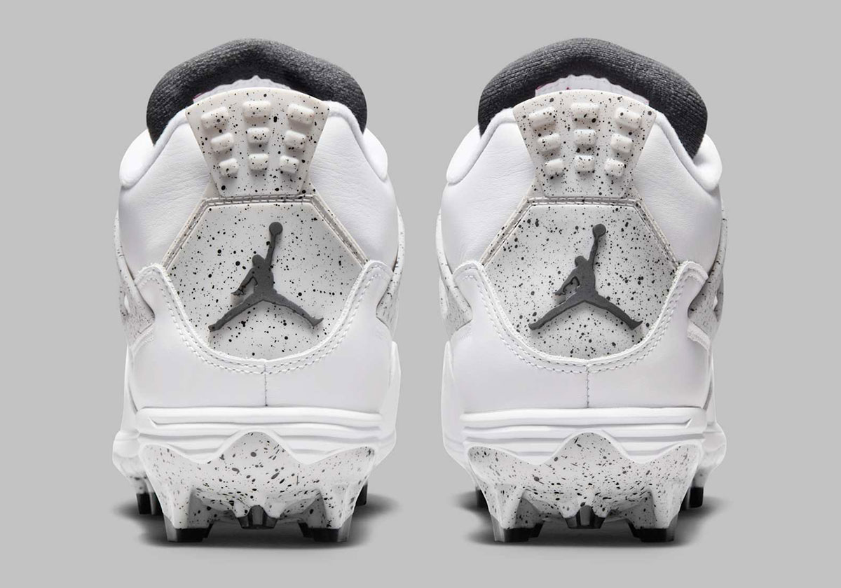 Air Jordan 4 Cleats White Cement Hq0207 106 5