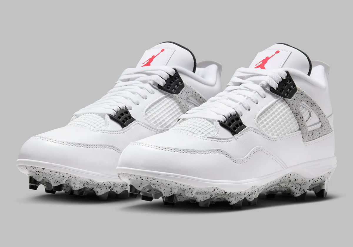Air Jordan 4 “White Cement” Football Cleats Kick Off On July 16th