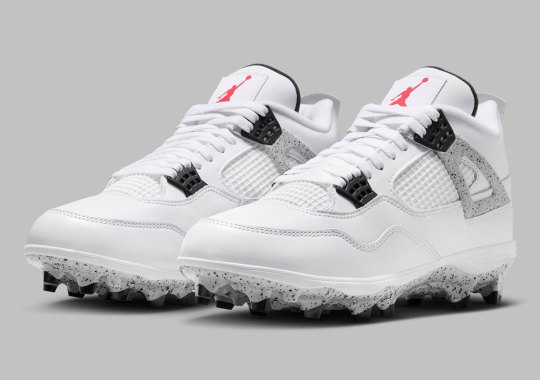 Air Jordan 4 “White Cement” Football Cleats Kick Off On July 16th