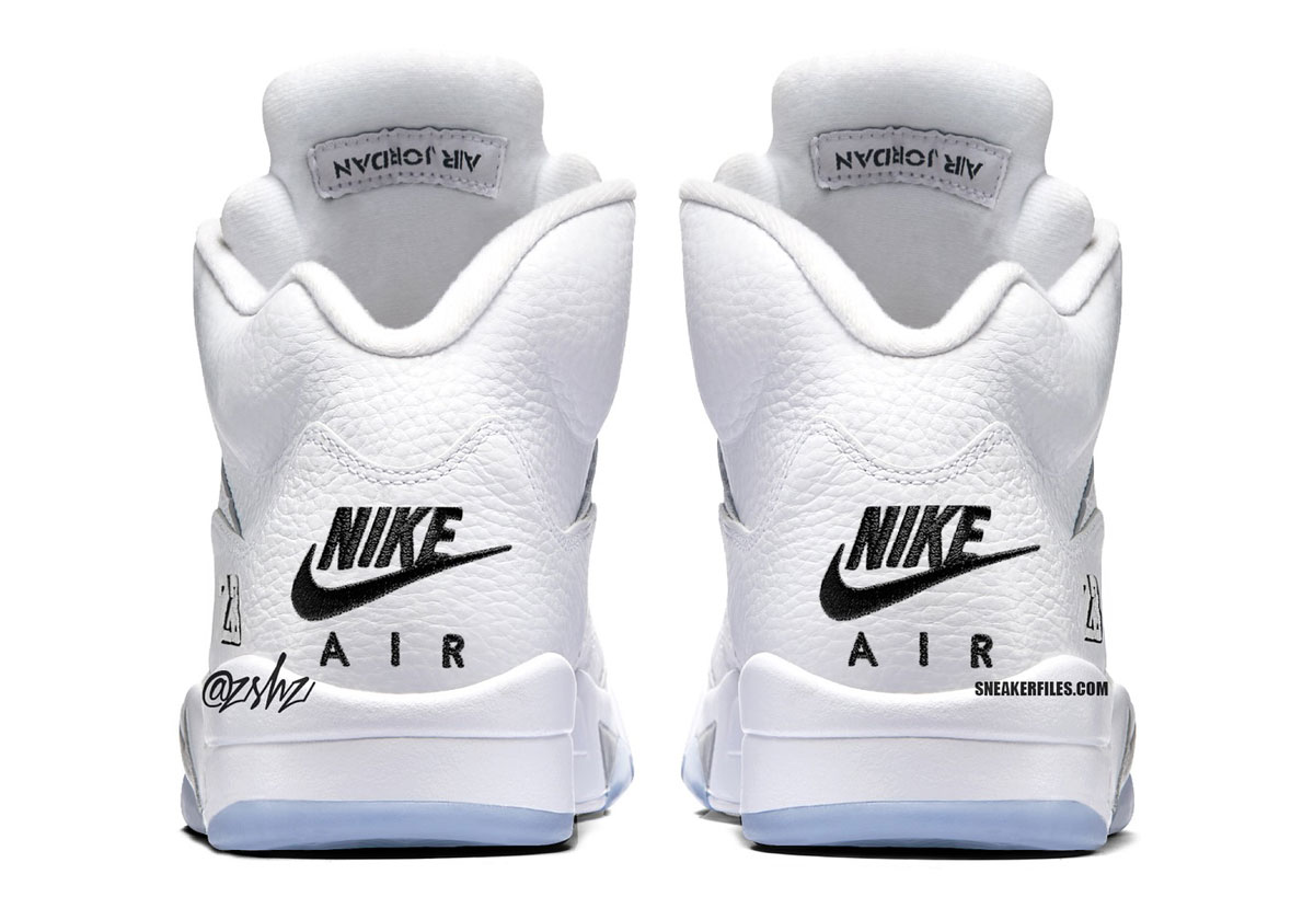 Air Jordan 5 "White Metallic" Returns In 2026 With Nike Air