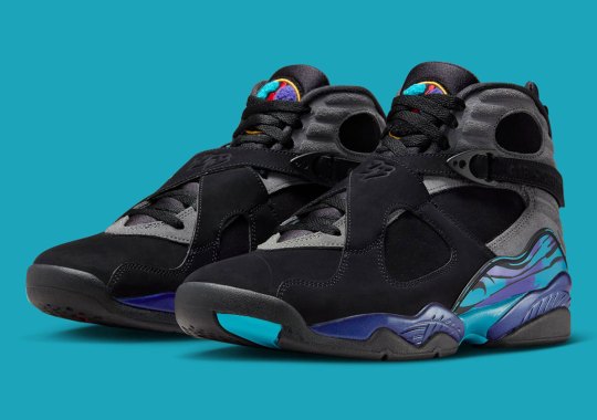 Official Images Of The Air Jordan 8 “Aqua”