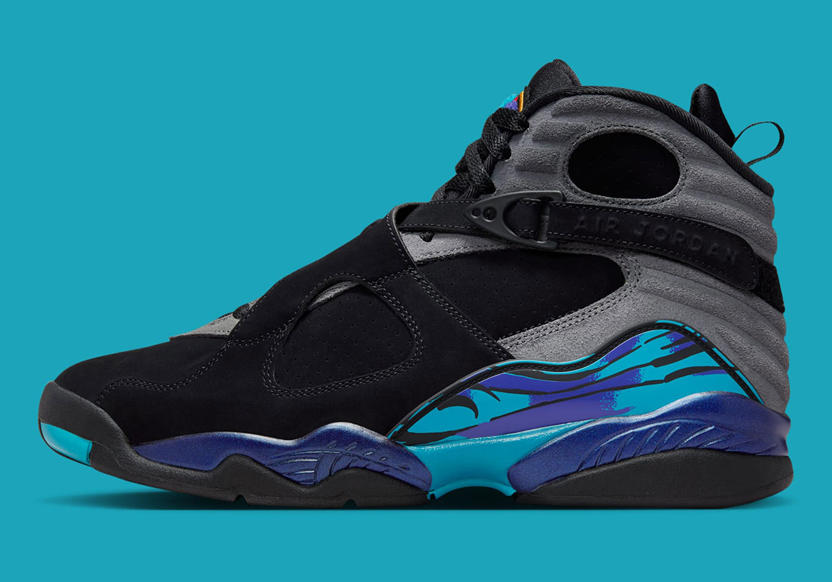 Aqua Jordan 8 Official Images 2025 8