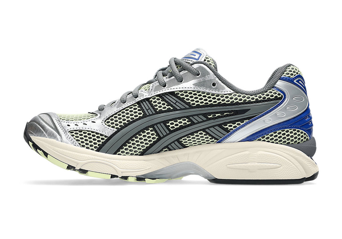 Asics Gel Kayano 14 Soft Yellow Silver Blue 1203a740 750 1