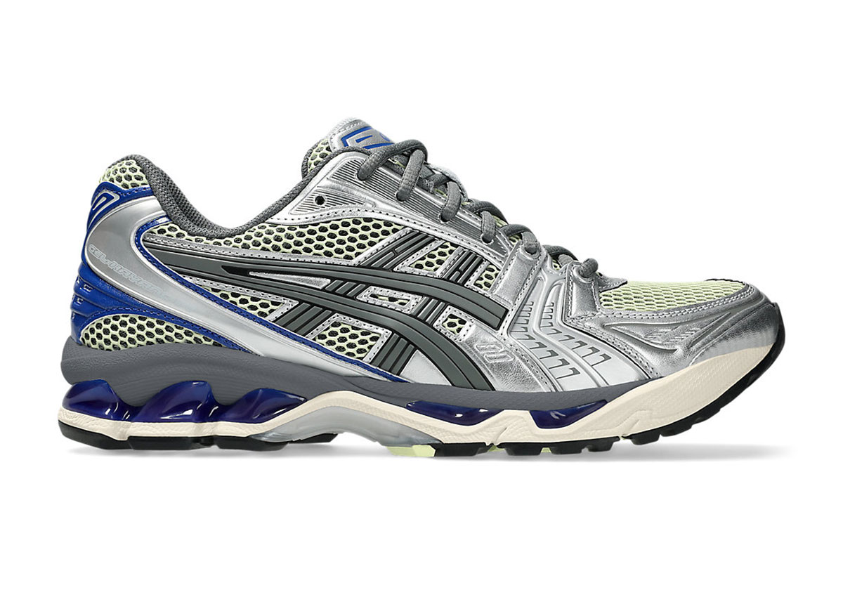 Asics Gel Kayano 14 Soft Yellow Silver Blue 1203a740 750 6