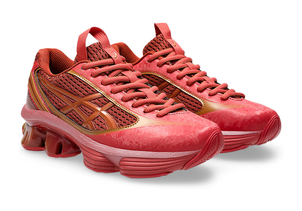 Asics Us6 S Gel Kinetic Fluent Cayenne Copperhead 1203a748 700 1