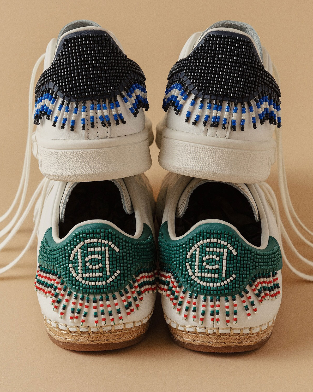 Clot Adidas Stan Smith Espadrille Beaded Jr9373 1
