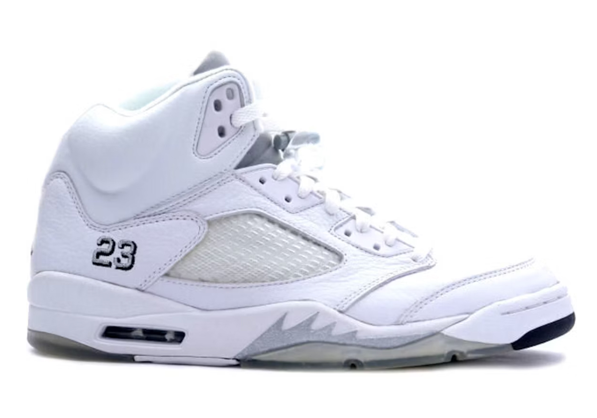 Jordan 5 White Metallic 2000