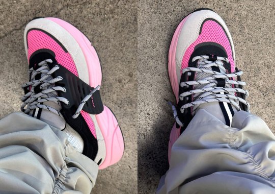 The Jordan Trunner O/S Appears In Pink Shades