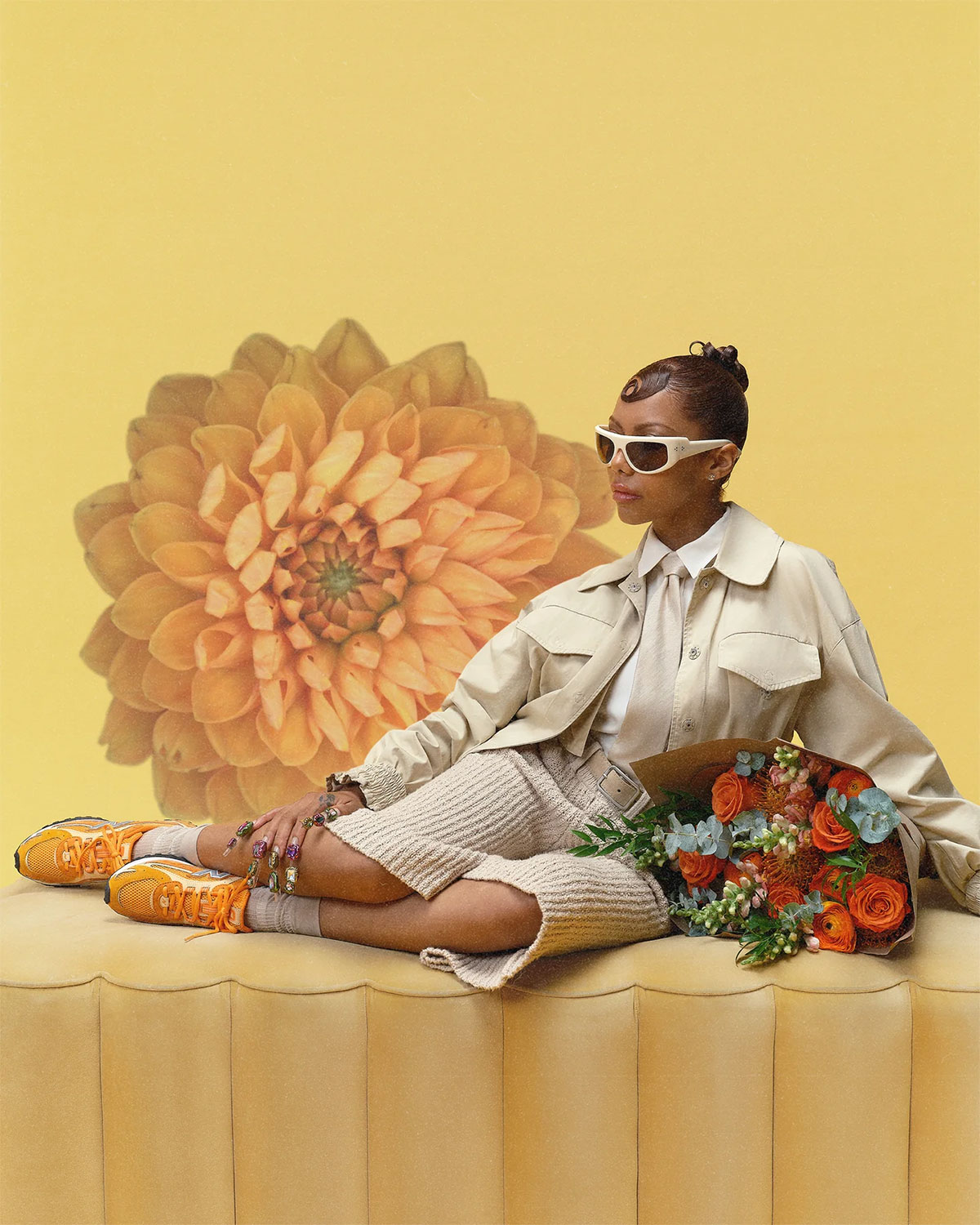 Kith New Balance 204l Sunburst Orange 2