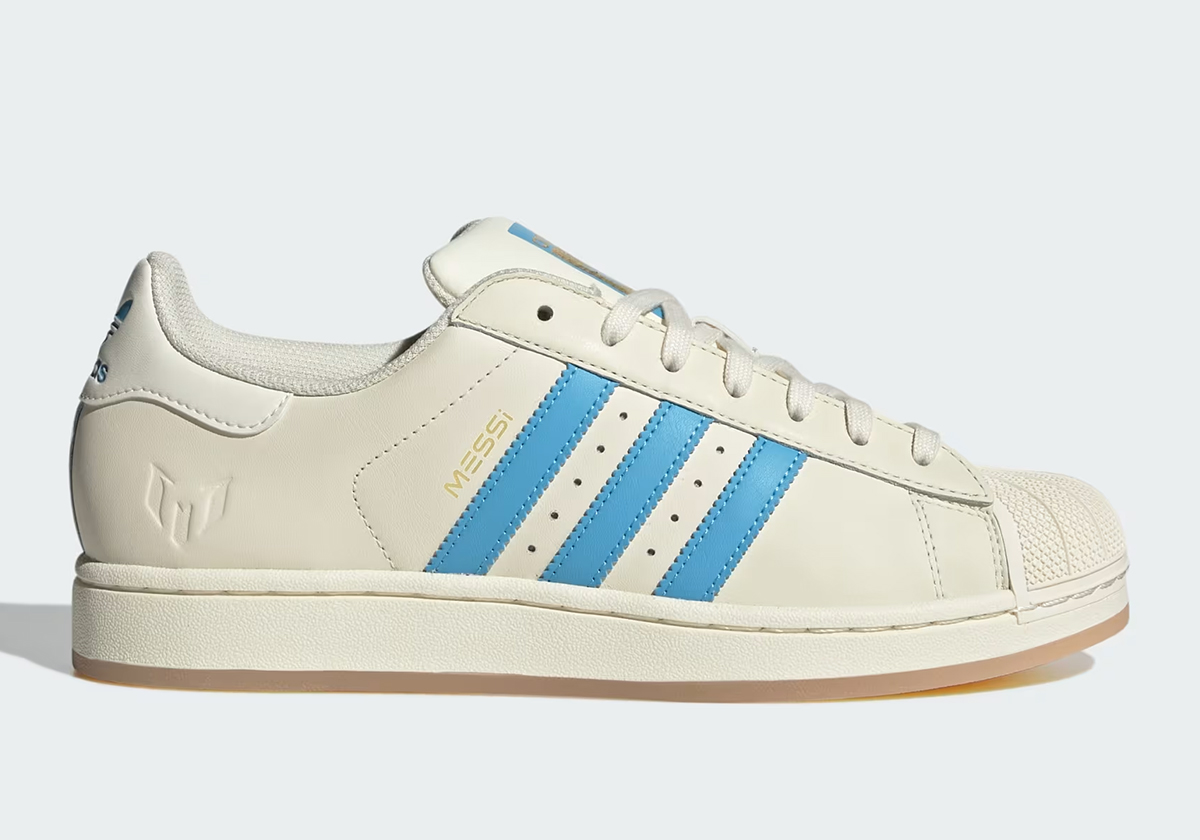 Messi Adidas Superstar Cream White Semi Blue Burst Jq1256 1