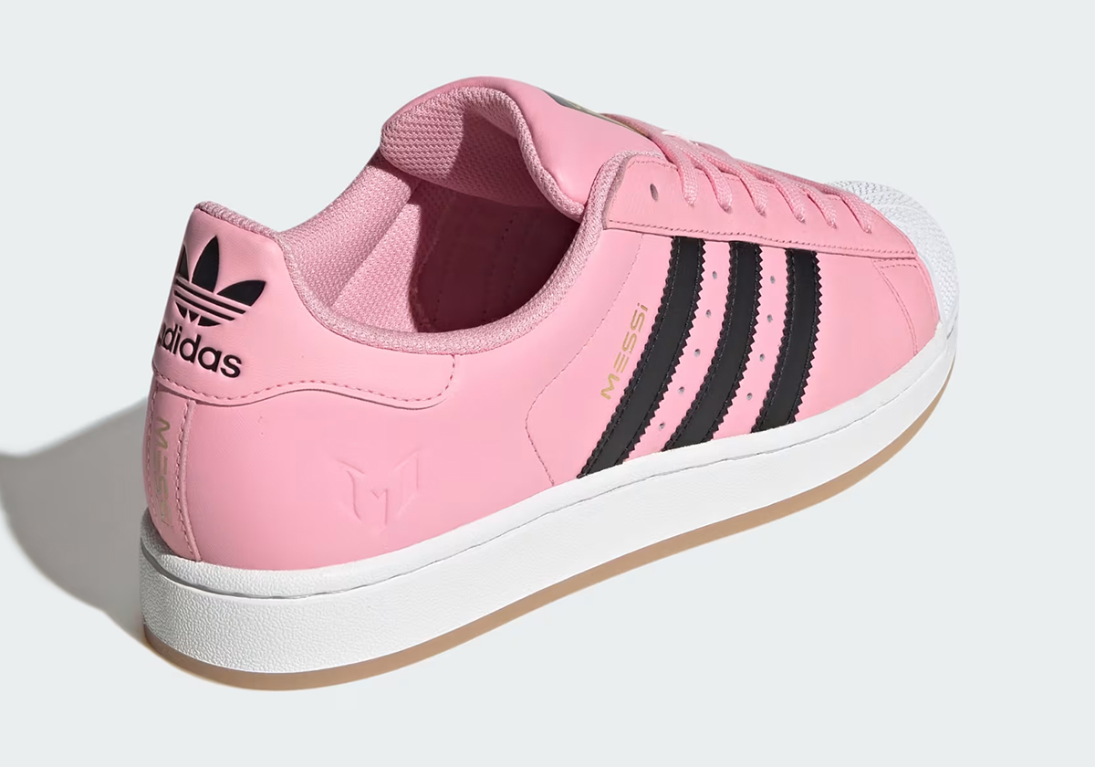 Messi Adidas Superstar Light Pink Core Black Jr1520 5