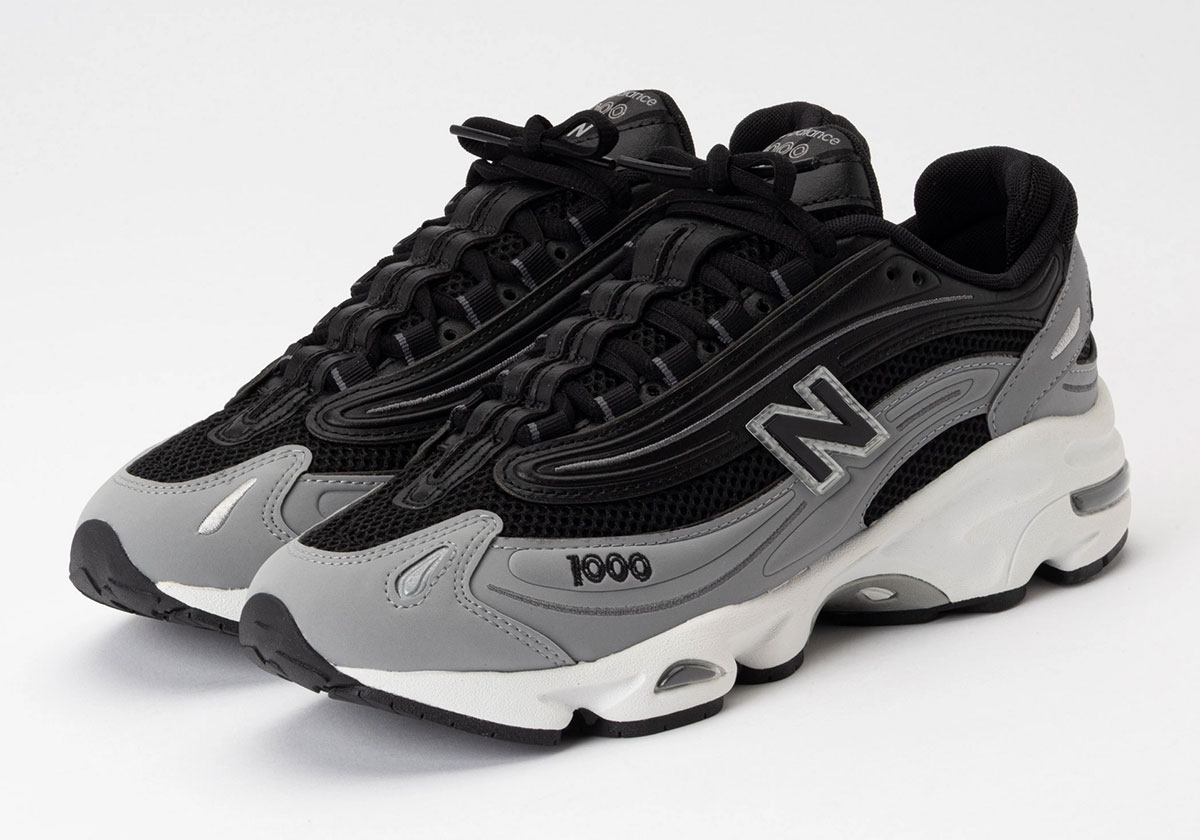 The New Balance 1000 Keeps It Lowkey In "Black/Grey"