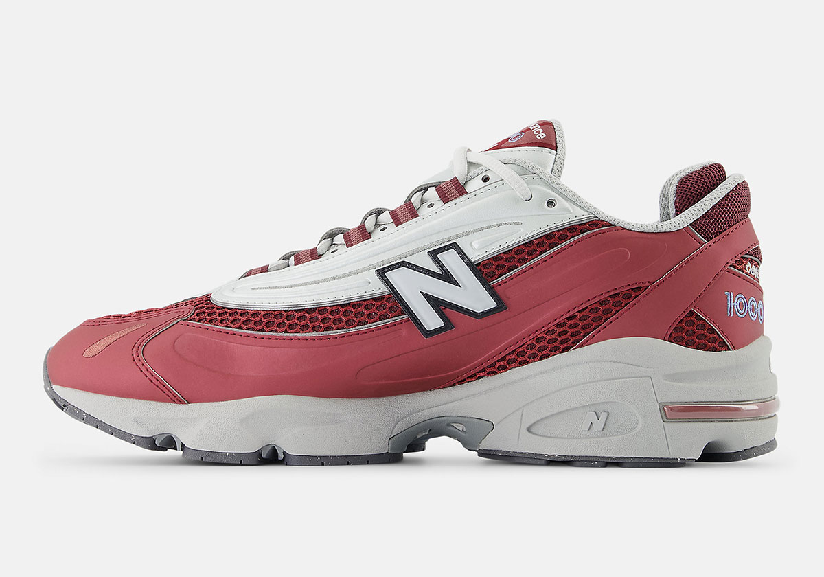 New Balance 1000 Monarch Burgundy Light Silver Still Water M1000q 3