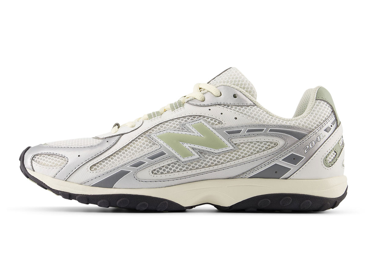 New Balance 204l Silver Metallic Green U204lswb 6