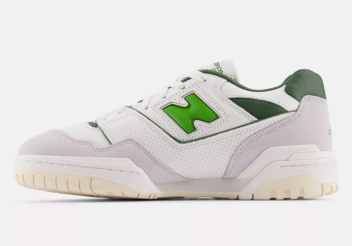 New Balance 550 Sea Salt Alpine Green Bb550egr 4