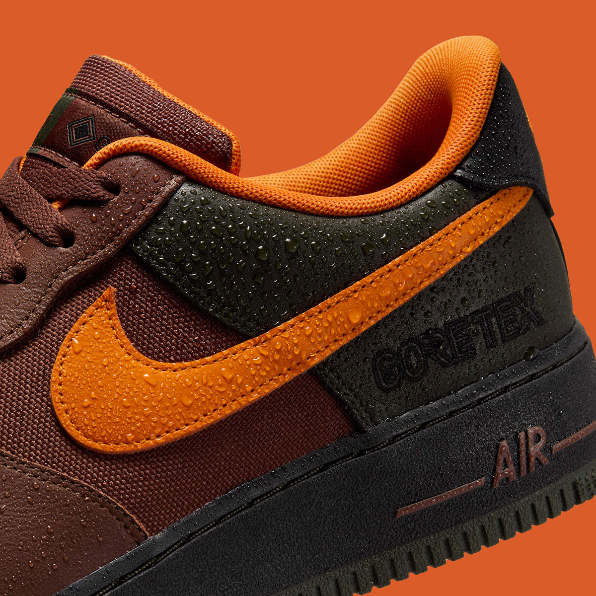 Nike Air Force 1 Gore Tex Fauna Brown Sequoia Black Bright Ceramic Ck2630 201 9