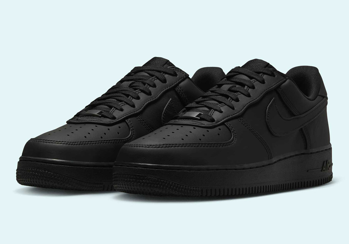 The All-Black Air Force 1 Gets A Subtle Upgrade
