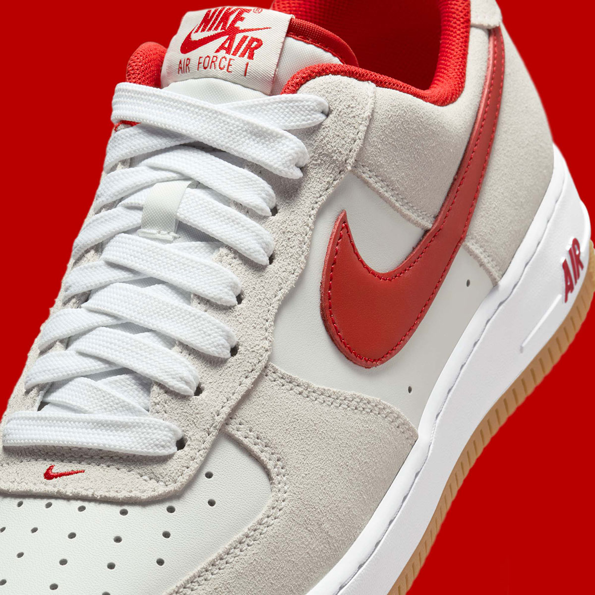 Nike Air Force 1 Low Summit White Varsity Red White Gum Yellow Ib6388 101 2