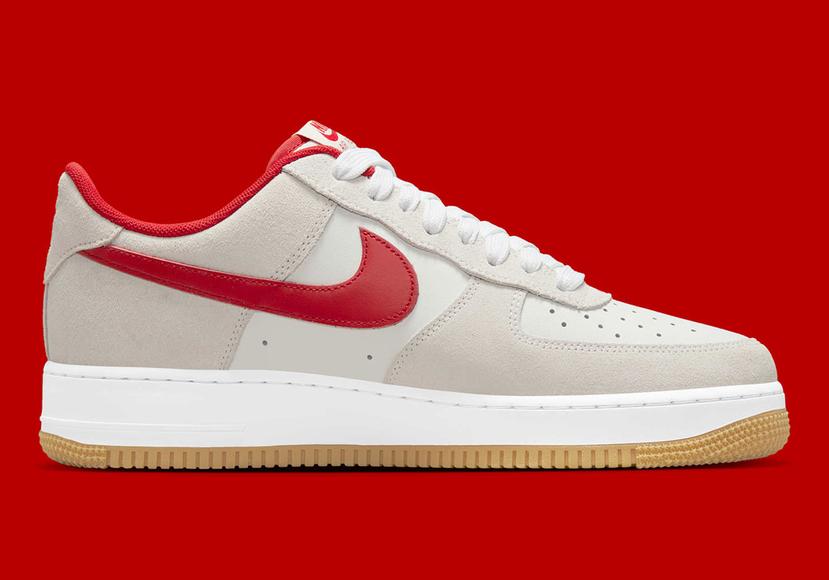 Nike Air Force 1 Low Summit White Varsity Red White Gum Yellow Ib6388 101 3