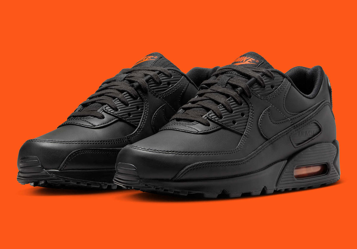 Nike Air Max 90 Black Safety Orange If5446 002 5