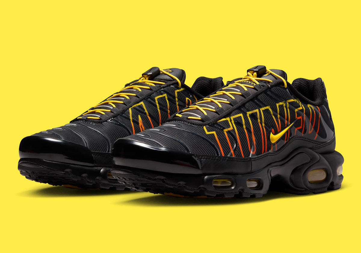Nike Air Max Plus Black Safety Orange Lightning Ih4459 010 3