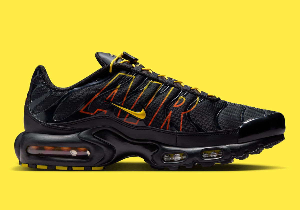 Nike Air Max Plus Black Safety Orange Lightning Ih4459 010 8