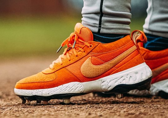 Gleyber Torres Of The Detroit Tigers Brings The Nike Book 1 To The All-Star Game