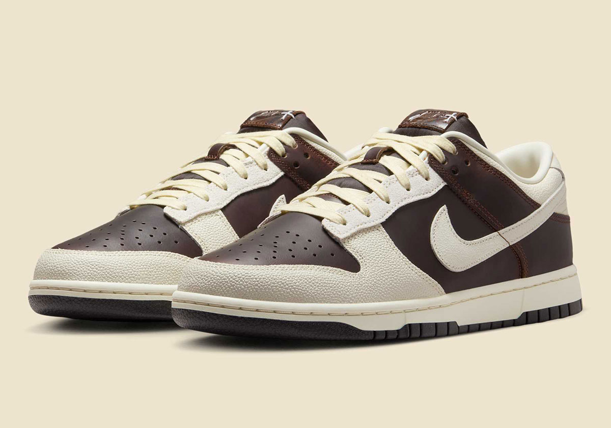 Stingray Leather Strikes The Nike Dunk Low "Fauna Brown/Soft Pearl"