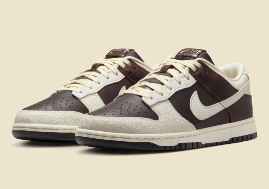 Stingray Leather Strikes The Nike Dunk Low “Fauna Brown/Soft Pearl”