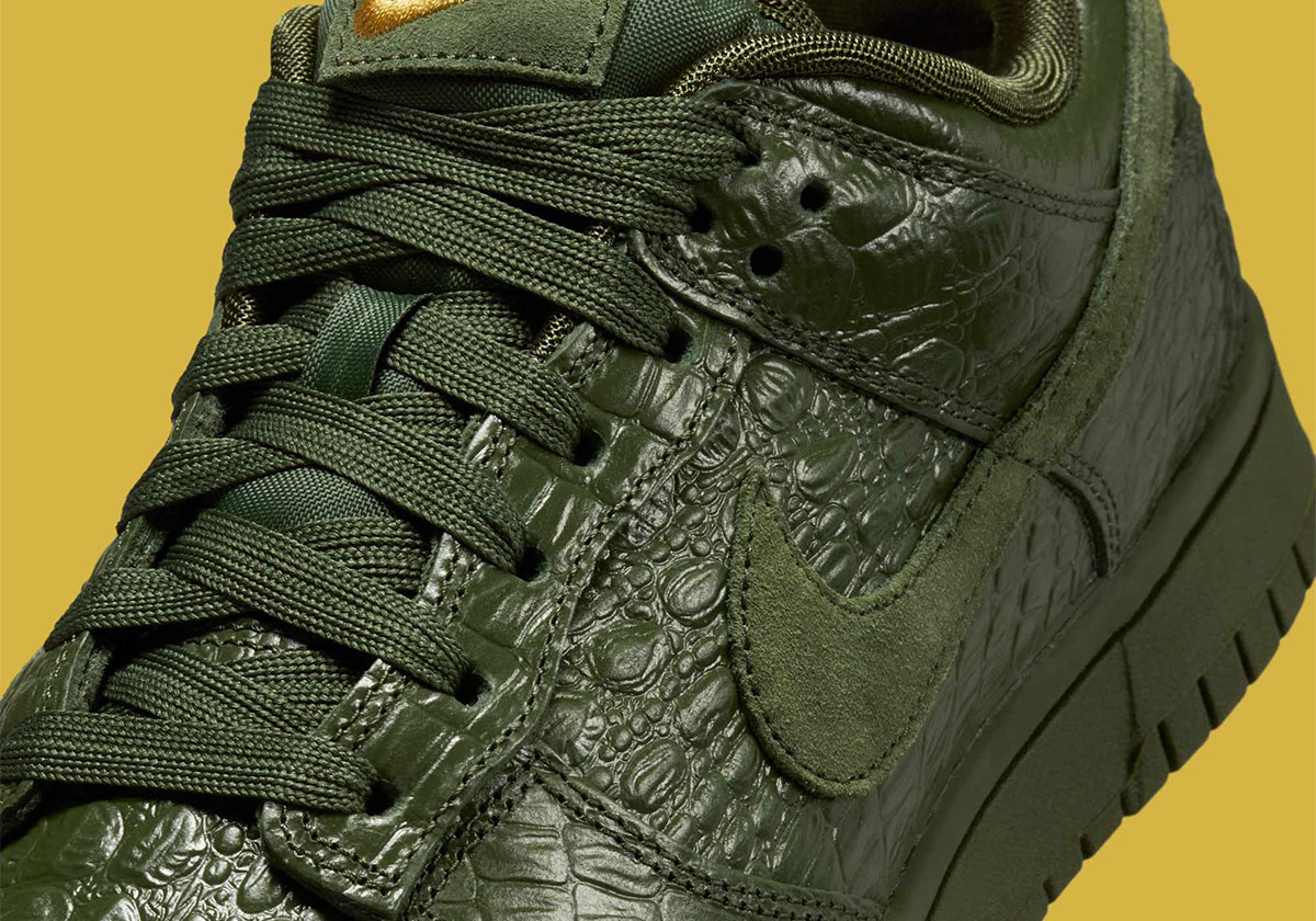 Nike Hits The Swamps With A Croc-Skin Dunk Low