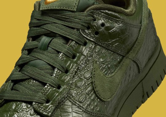 Nike Hits The Swamps With A Croc-Skin Dunk Low