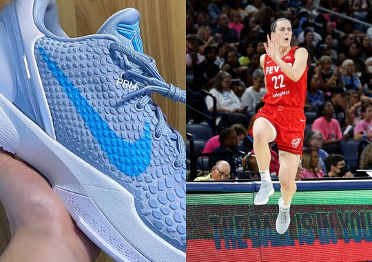 First Look At Caitlin Clark’s Nike Kobe 6 Protro “Light Armory Blue”