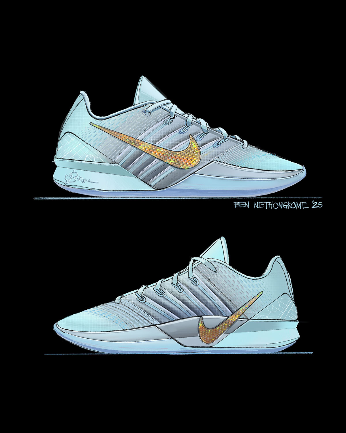 Nike Sabrina 3 Sketch 2