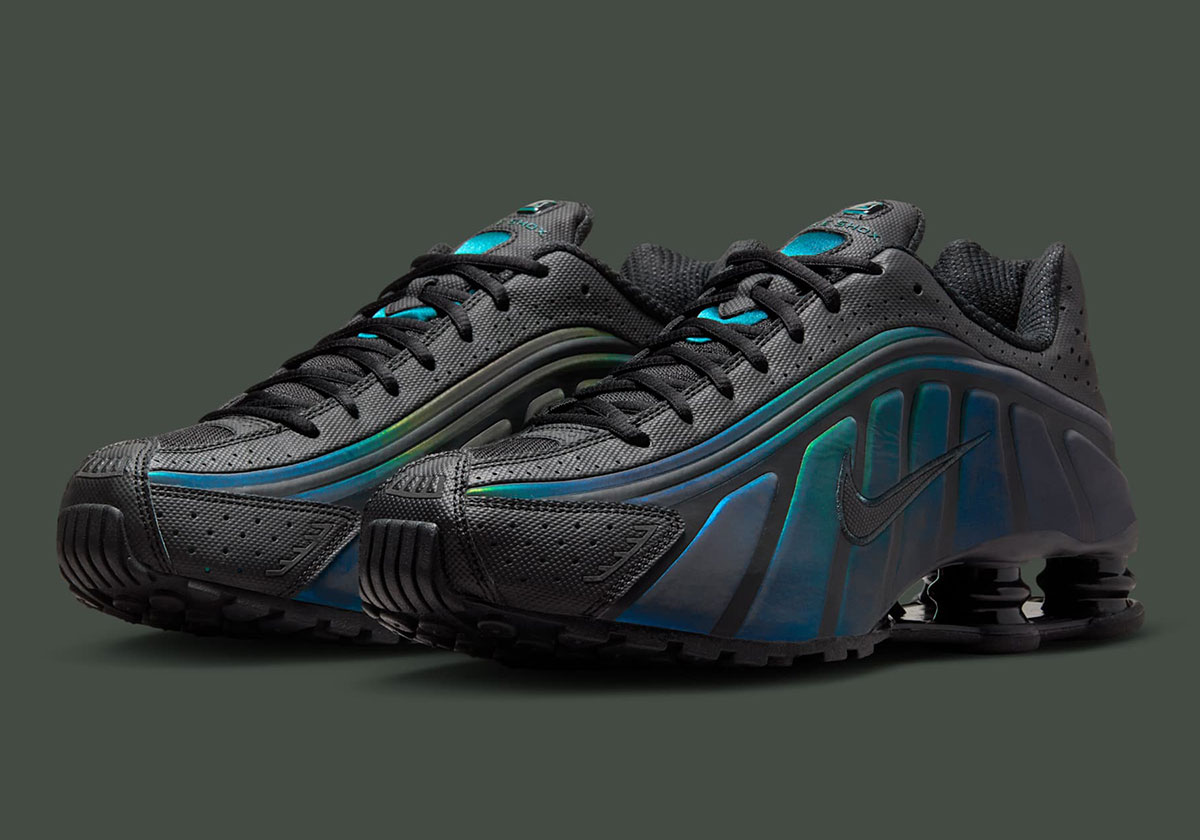 Nike Shox R4 Black Seaweed Light Lemon Twist Im6596 001 1