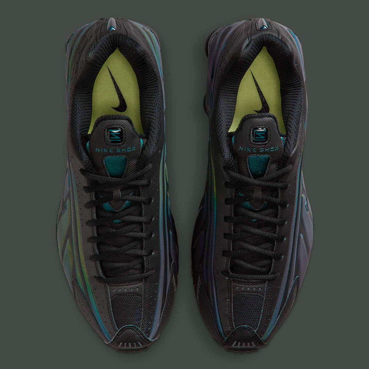 Nike Shox R4 Black Seaweed Light Lemon Twist Im6596 001 10