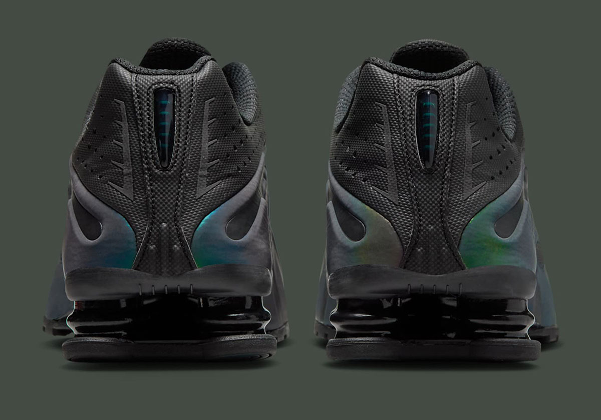 Nike Shox R4 Black Seaweed Light Lemon Twist Im6596 001 2
