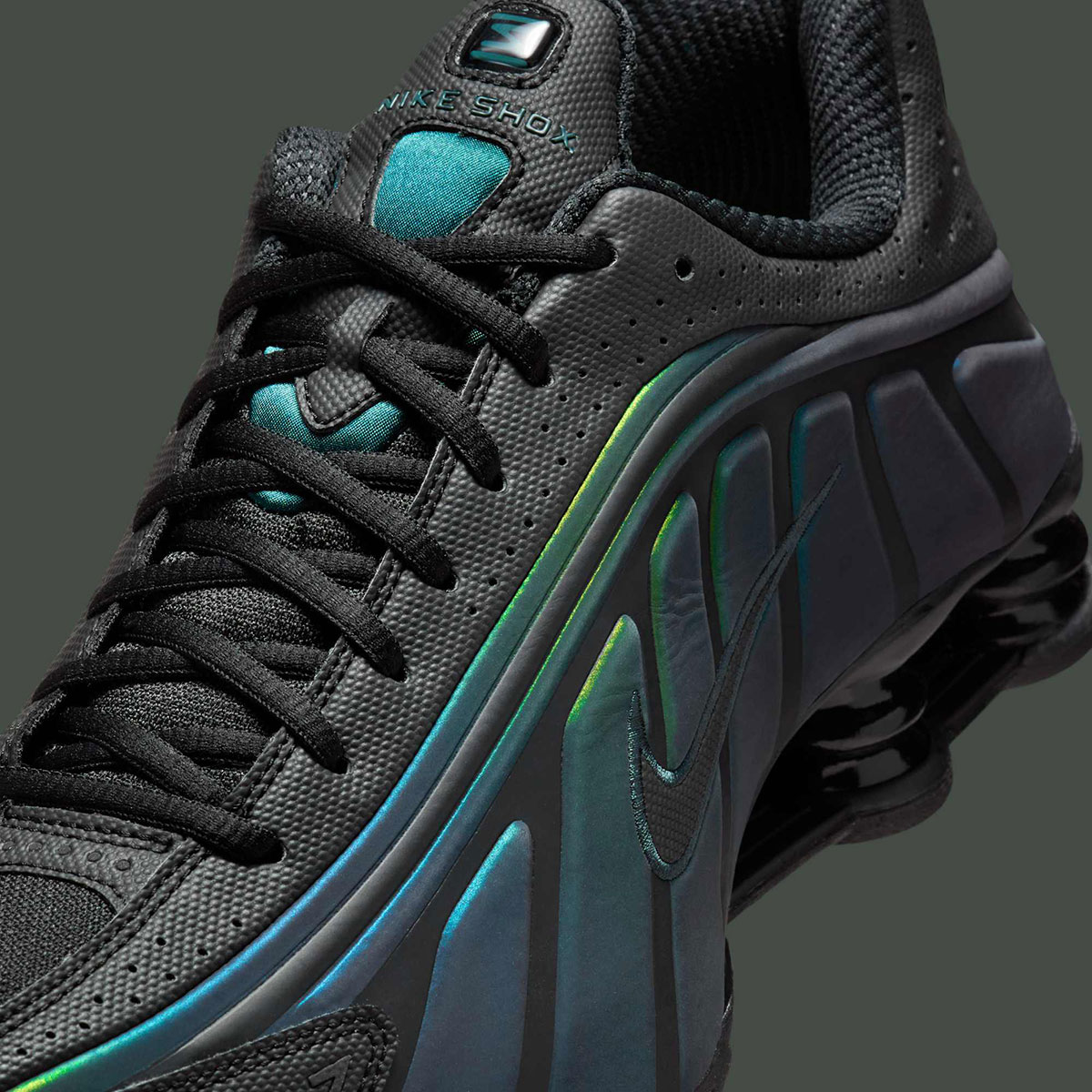 Nike Shox R4 Black Seaweed Light Lemon Twist Im6596 001 3