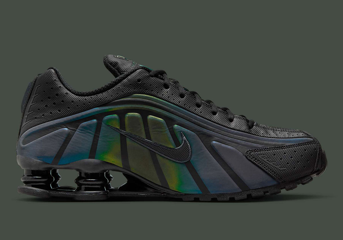 Nike Shox R4 Black Seaweed Light Lemon Twist Im6596 001 6