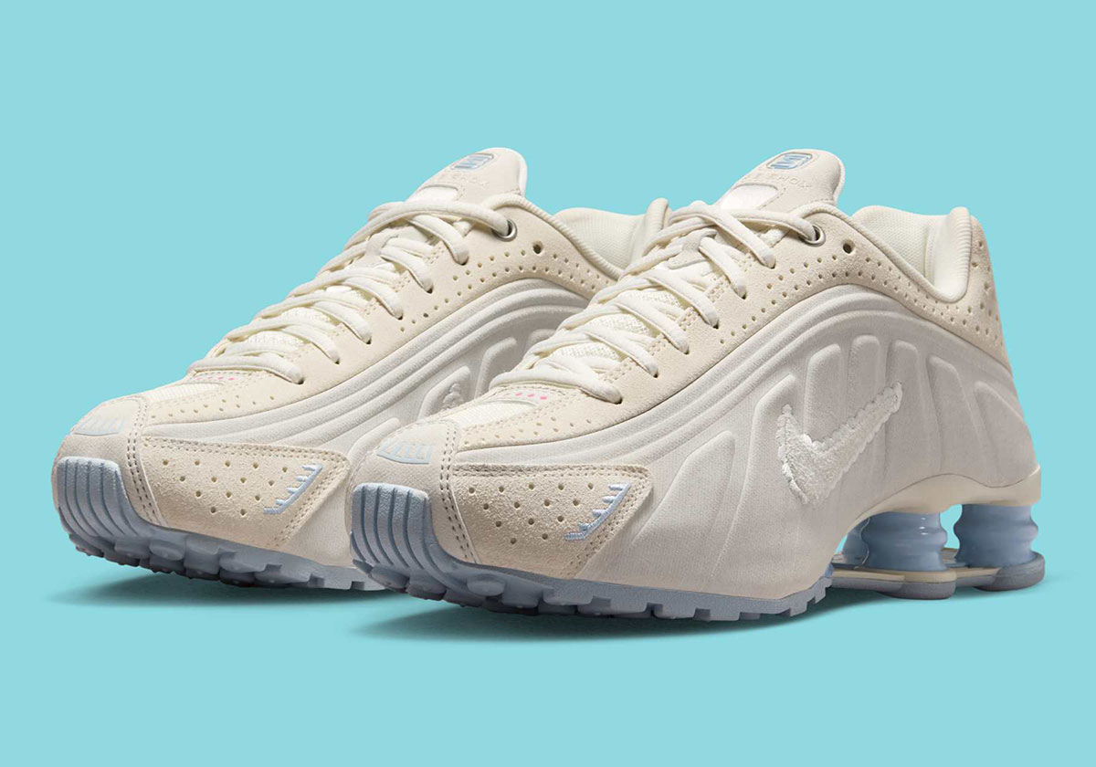 Nike Adds A Ribbon Swoosh To This Shox R4 For Women