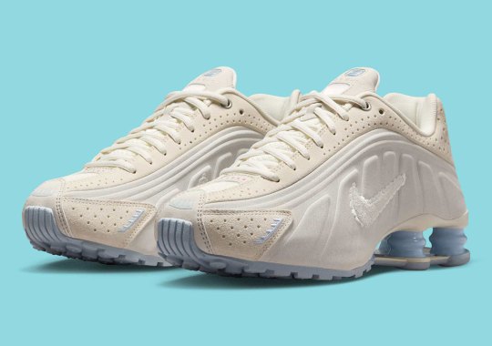Nike Adds A Ribbon Swoosh To This Shox R4 For Women