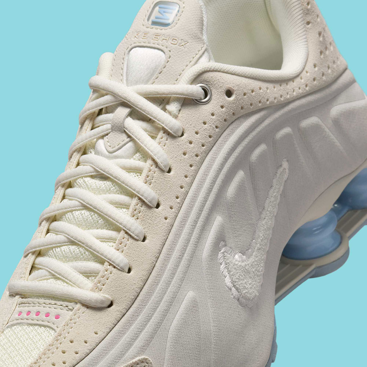 Nike Shox R4 Pale Ivory Light Orewood Brown Celestine Blue Ih3572 110 4