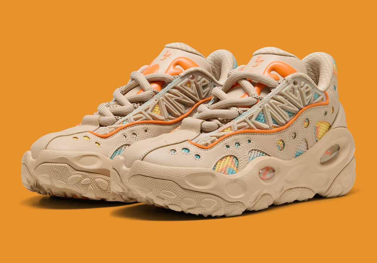 Puma Lafrance Rnr Flare Light Sand Orange Glo Aquatic 312165 01 2