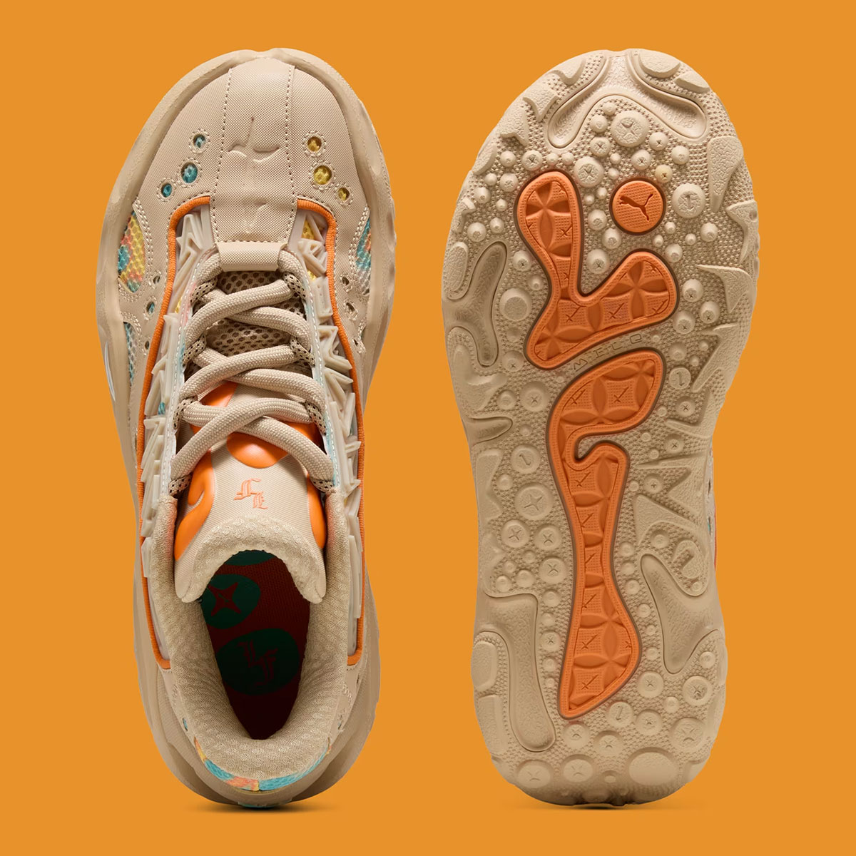 Puma Lafrance Rnr Flare Light Sand Orange Glo Aquatic 312165 01 4