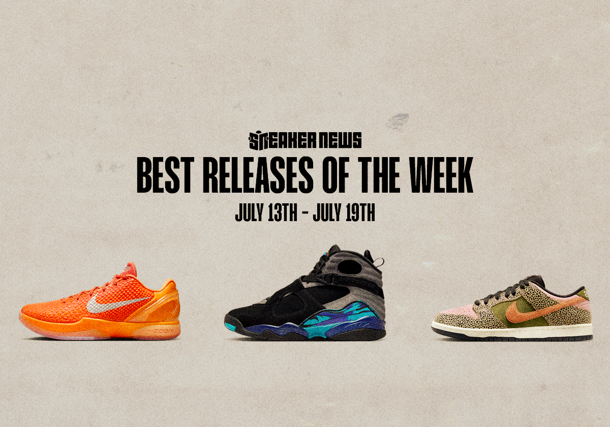 Kobe 6 "Total Orange," Jordan 8 "Aqua" And This Week's Best Releases